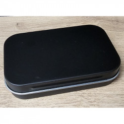 Weißblech Dose - schwarz beschichtet