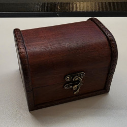 Holz Truhe braun ***Restposten***