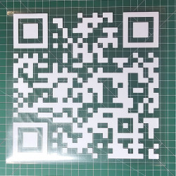 QR Code Aufkleber 10x10cm