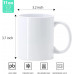 Weiße Tasse/Kaffebecher Weiße Tasse/Kaffebecher